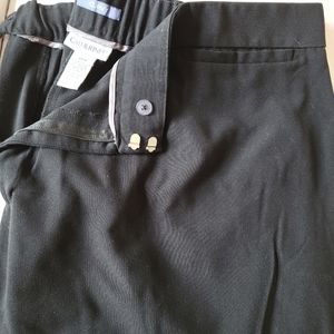 Catherine's Curvy Right Fit Black Dress Pants 28W
